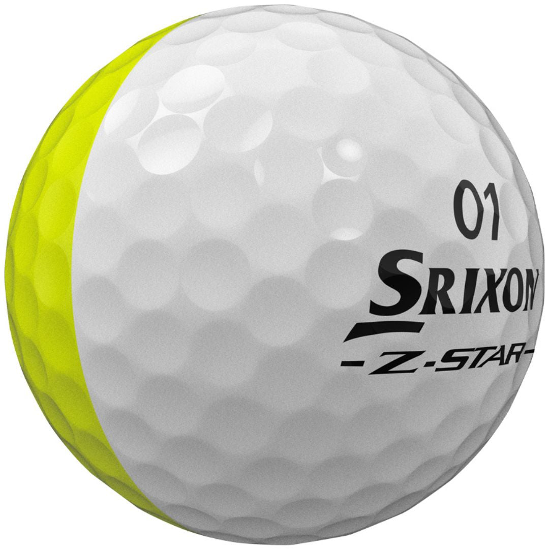 Srixon Z-Star Divide Golf Balls (White & Yellow)