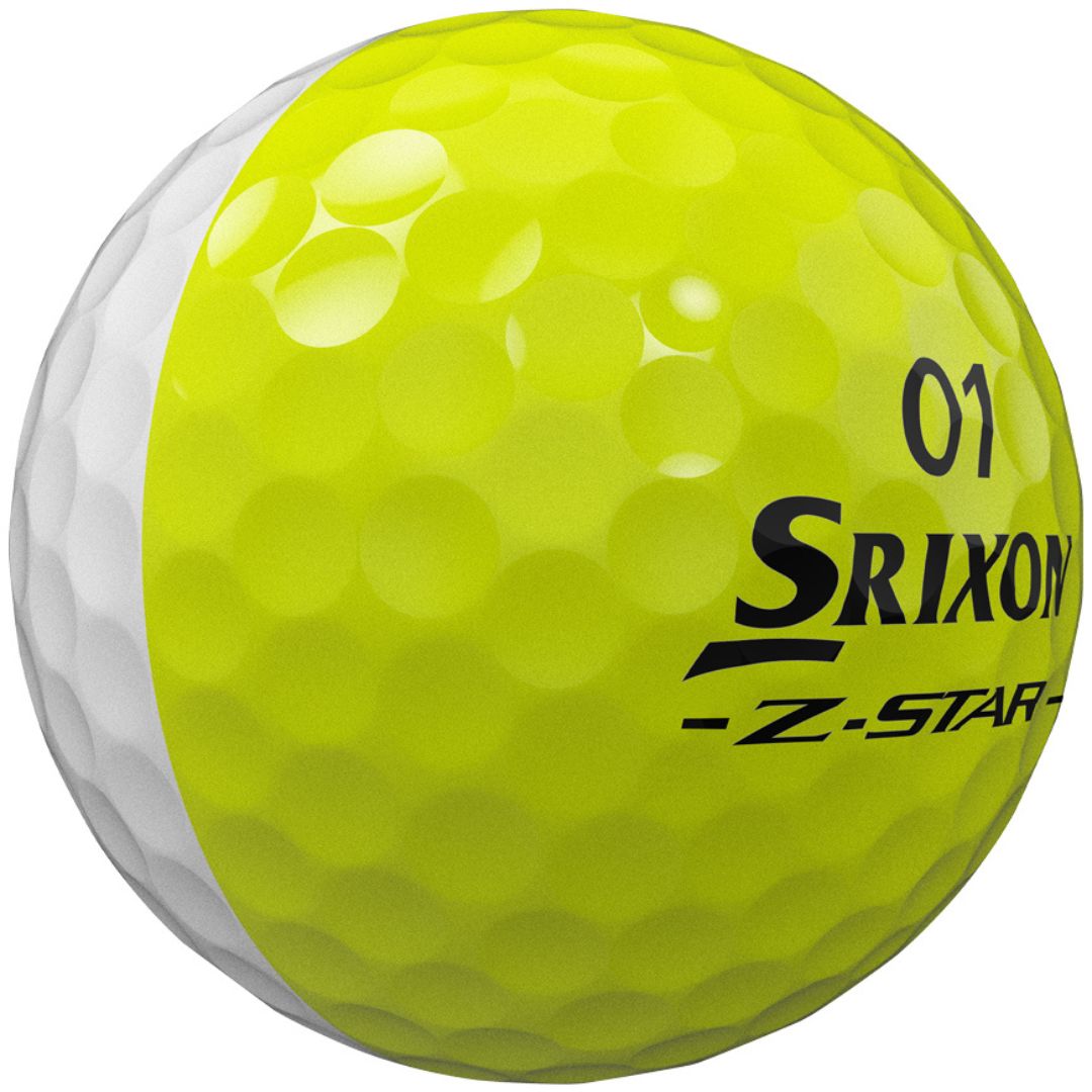 Srixon Z-Star Divide Golf Balls (White & Yellow)