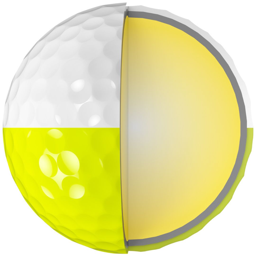 Srixon Z-Star Divide Golf Balls (White & Yellow)