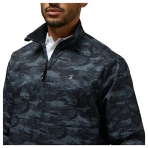 Farah Parker Lightweight Showerproof Camouflage Print Jacket - Black (2)