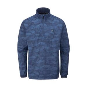 Farah Parker Lightweight Showerproof Camouflage Print Jacket - Blue (3)