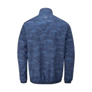 Farah Parker Lightweight Showerproof Camouflage Print Jacket - Blue (4)