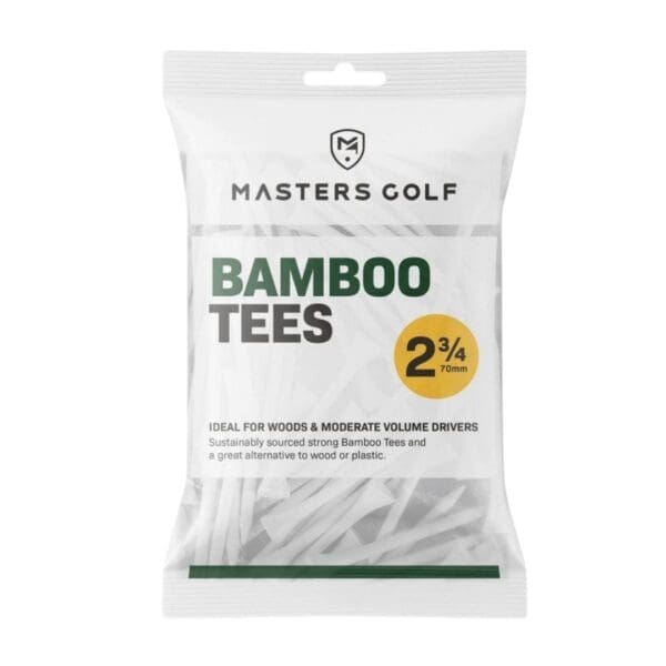 Masters Golf Bamboo Tee 2 34 - White (1)