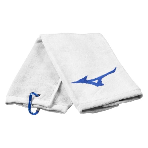 Mizuno RB Trifold Towel White & Blue