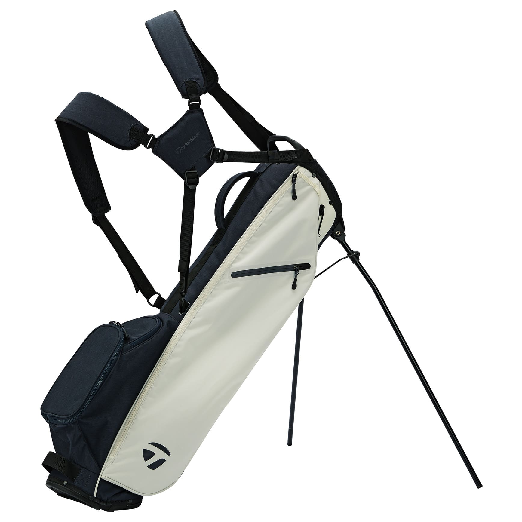 Taylormade 2024 Flextech Carry Golf Stand Bag (Ivory & Dark Navy