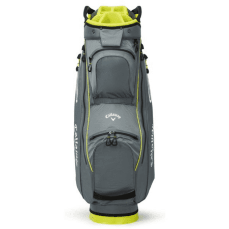 Callaway Chev Dry 14 Cart Bag (Charcoal/Flo Yellow) - Golf Star Direct ...